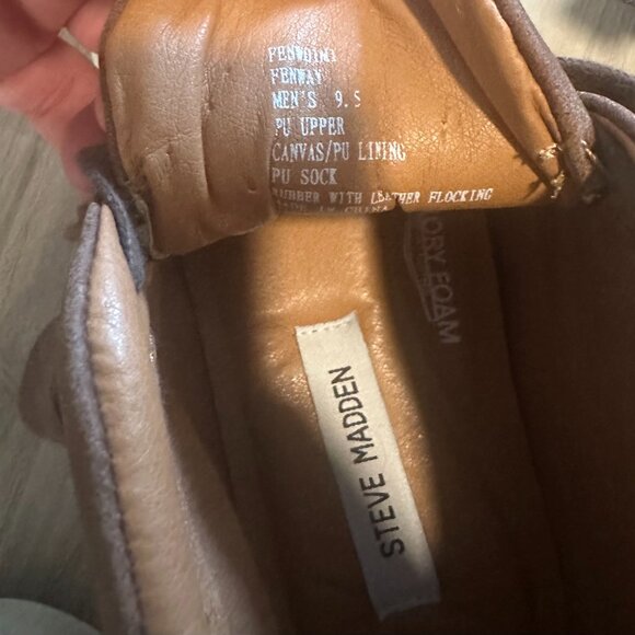 Steve Madden Fenway Sneakers Mens 9.5 Excellent Condition
